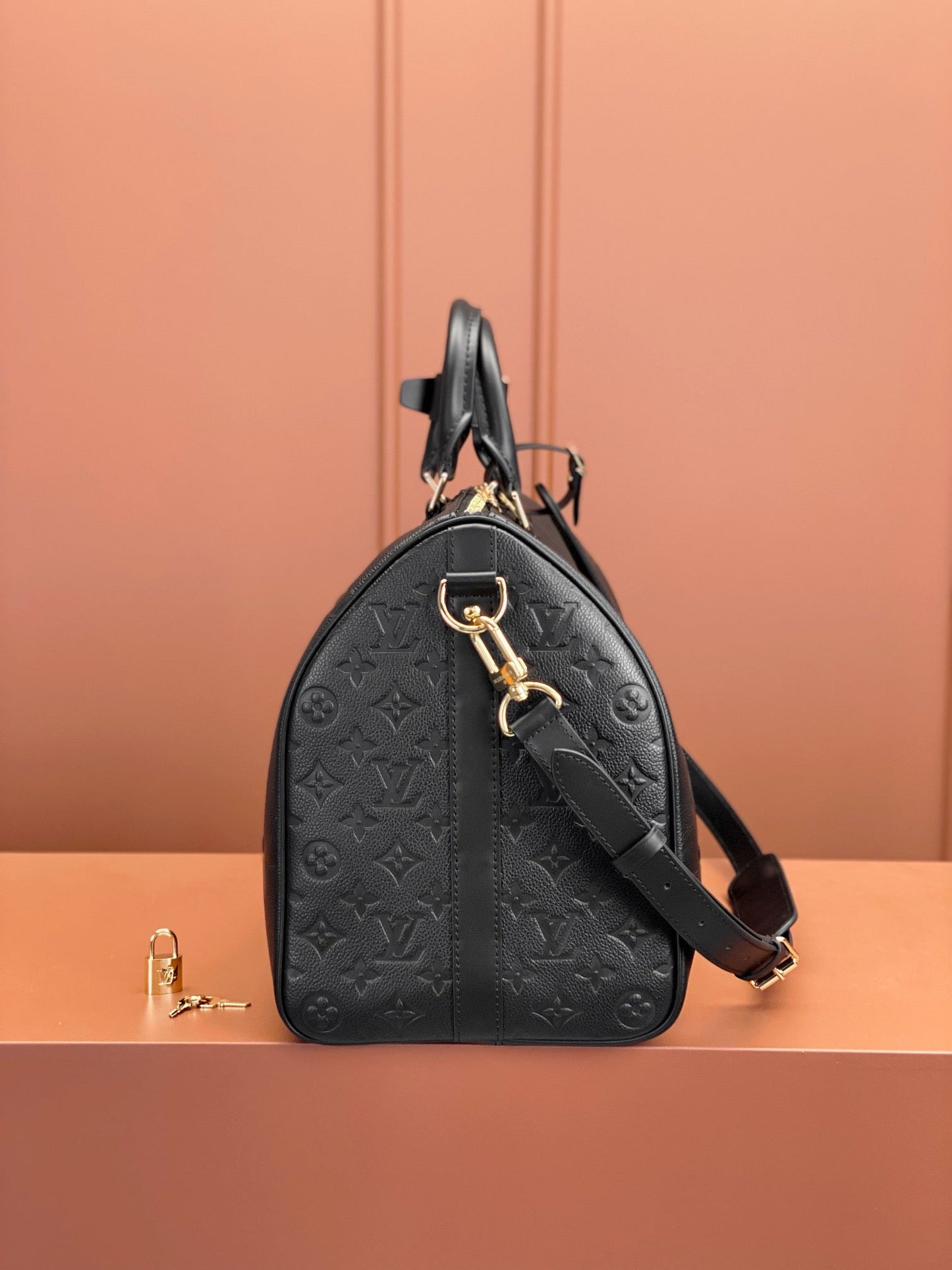 Keepall Bandoulière 45 Monogram Empreinte Leather