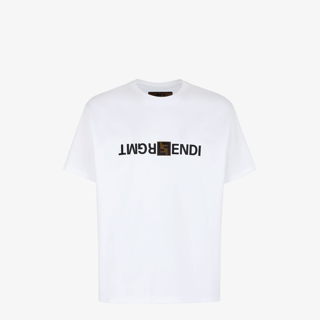 Black Letters Print T Shirt