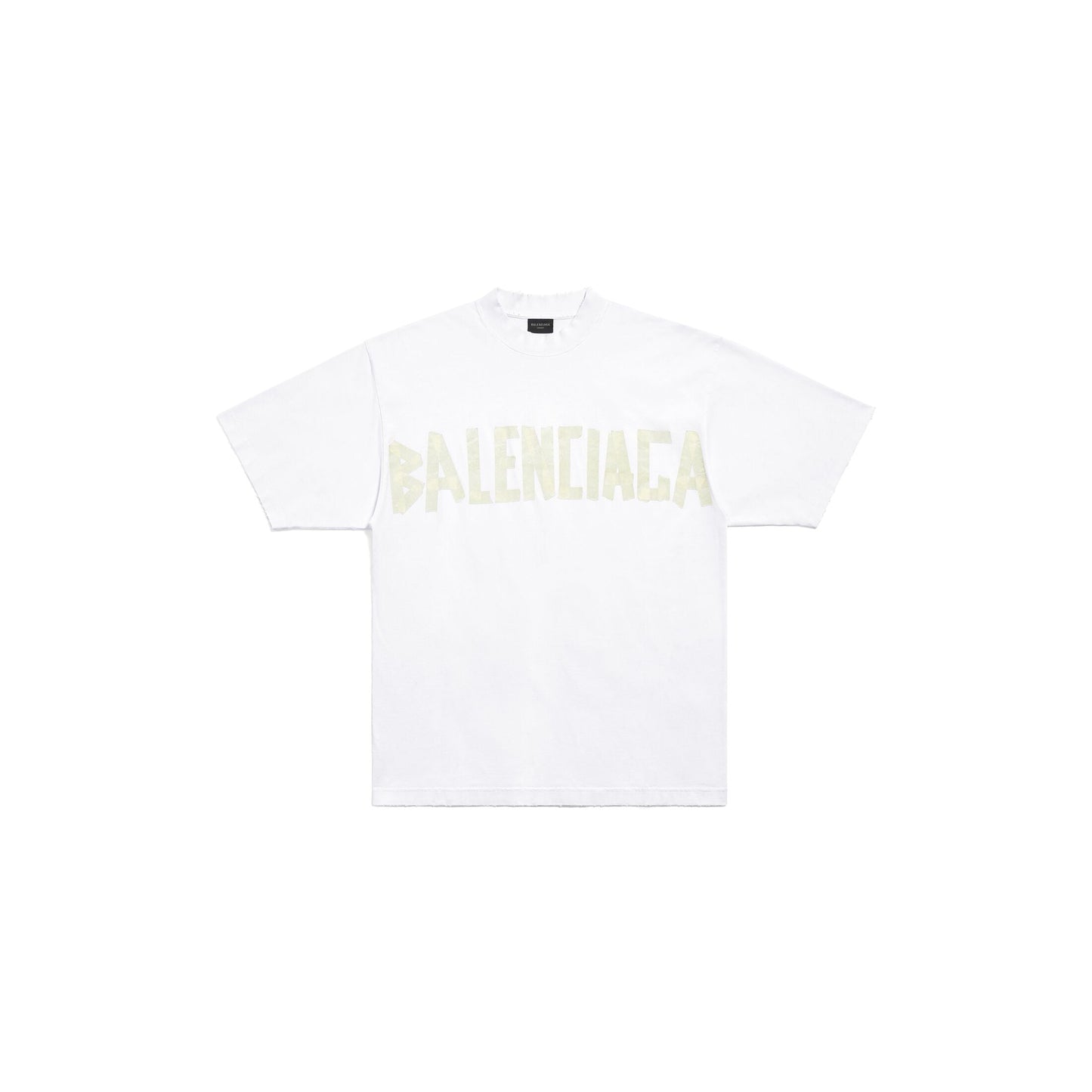 Yellow Letter Print T Shirt