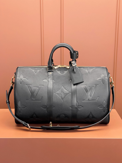 Keepall Bandoulière 45 Monogram Empreinte Leather