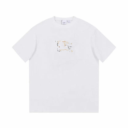 Embroidered horse riding T-shirt