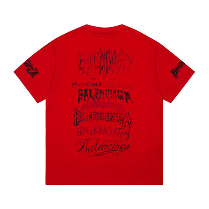 Sanskrit letter all over printed T-shirt