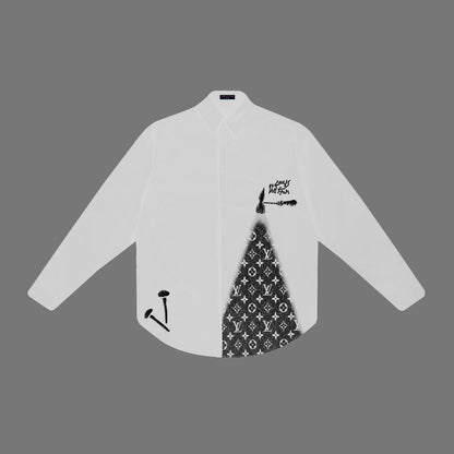 xh-Partially printed jacket