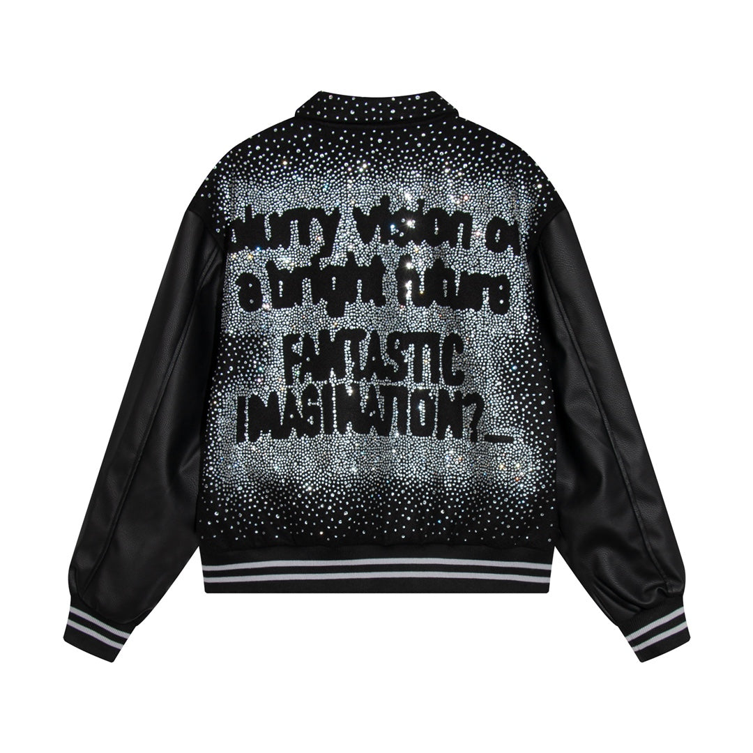 xh-diamond-encrusted leather jacket