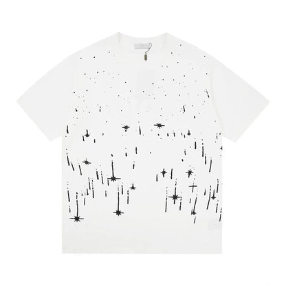 Starry sky pattern design T-shirt