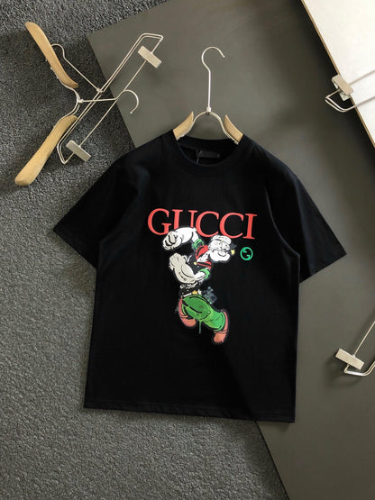 Popeye cartoon logo T-shirt