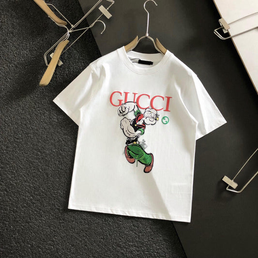 Popeye cartoon logo T-shirt