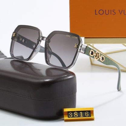 Large Frame Retro Sunglasses