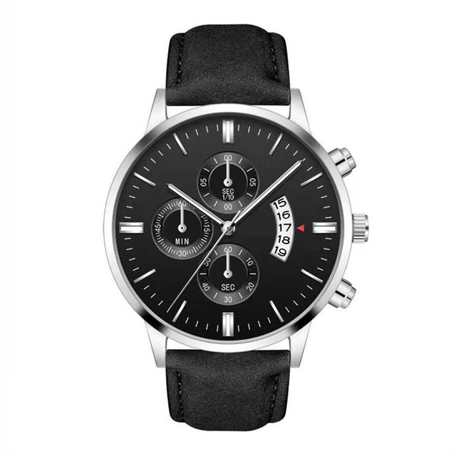 Men's Business Quartz Watches Stainless Steel Wristwatch