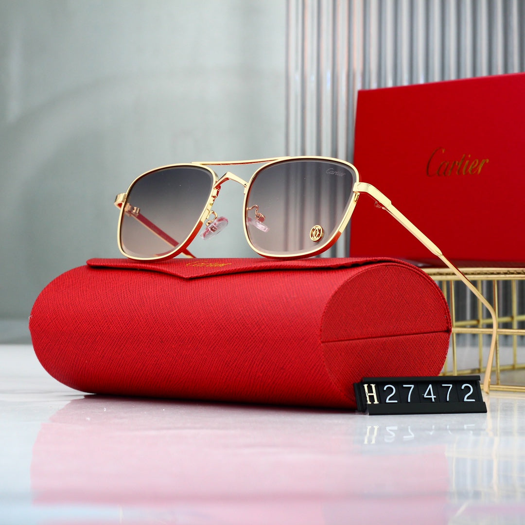 Golden Frame Sunglasses