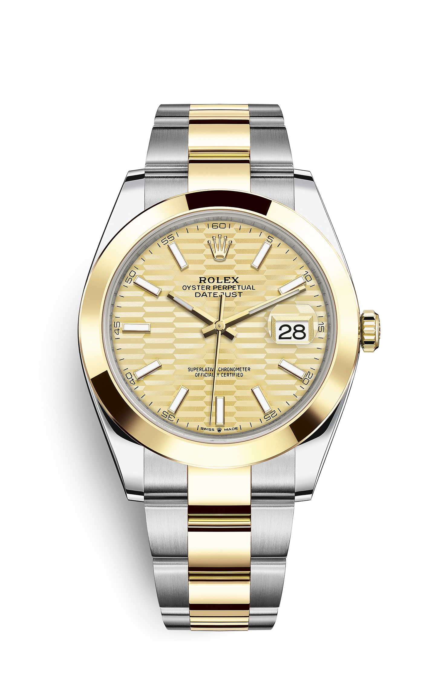 DATE-Steel and yellow gold-41MM Watch