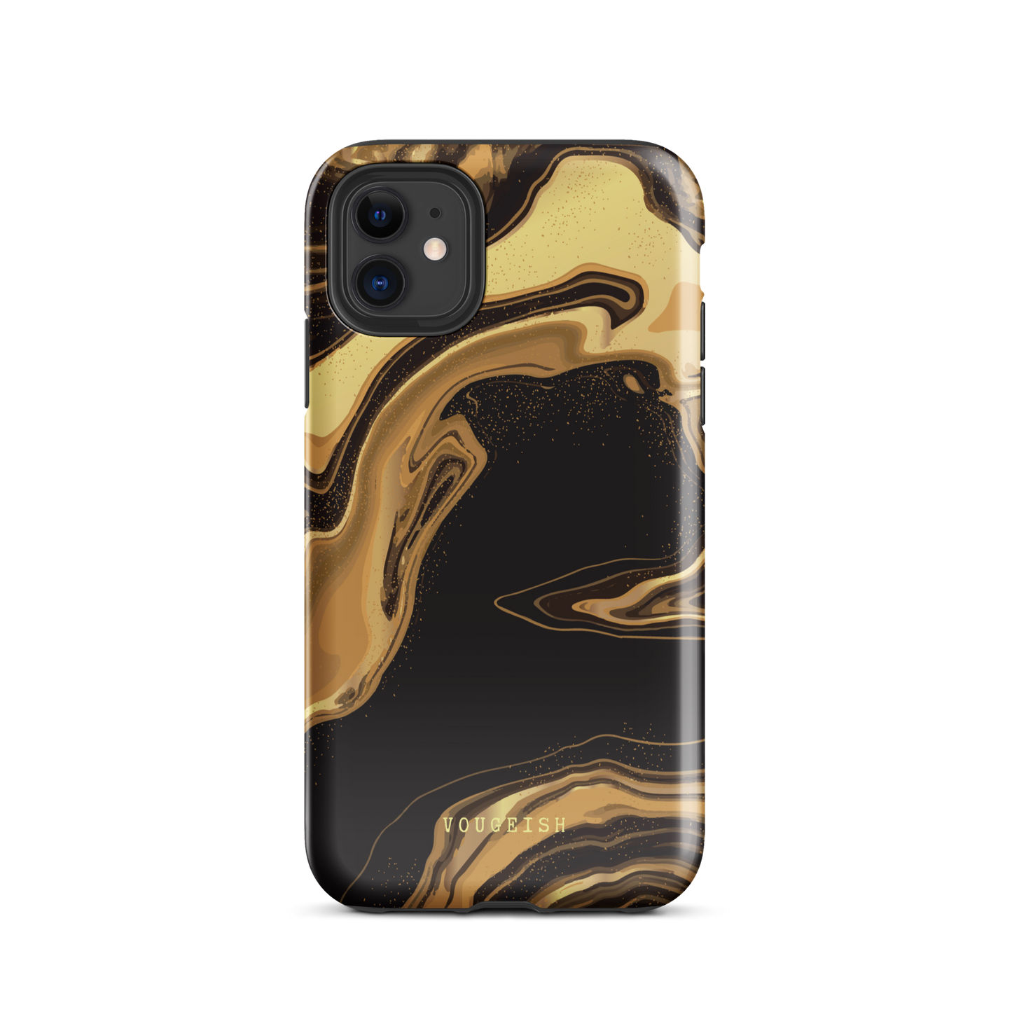 Dark Caramel Marble | Protective Phone Case