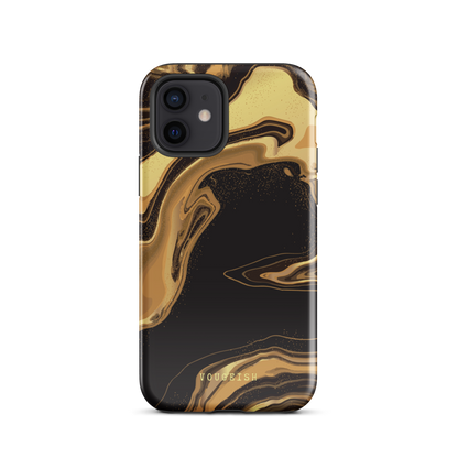 Dark Caramel Marble | Protective Phone Case