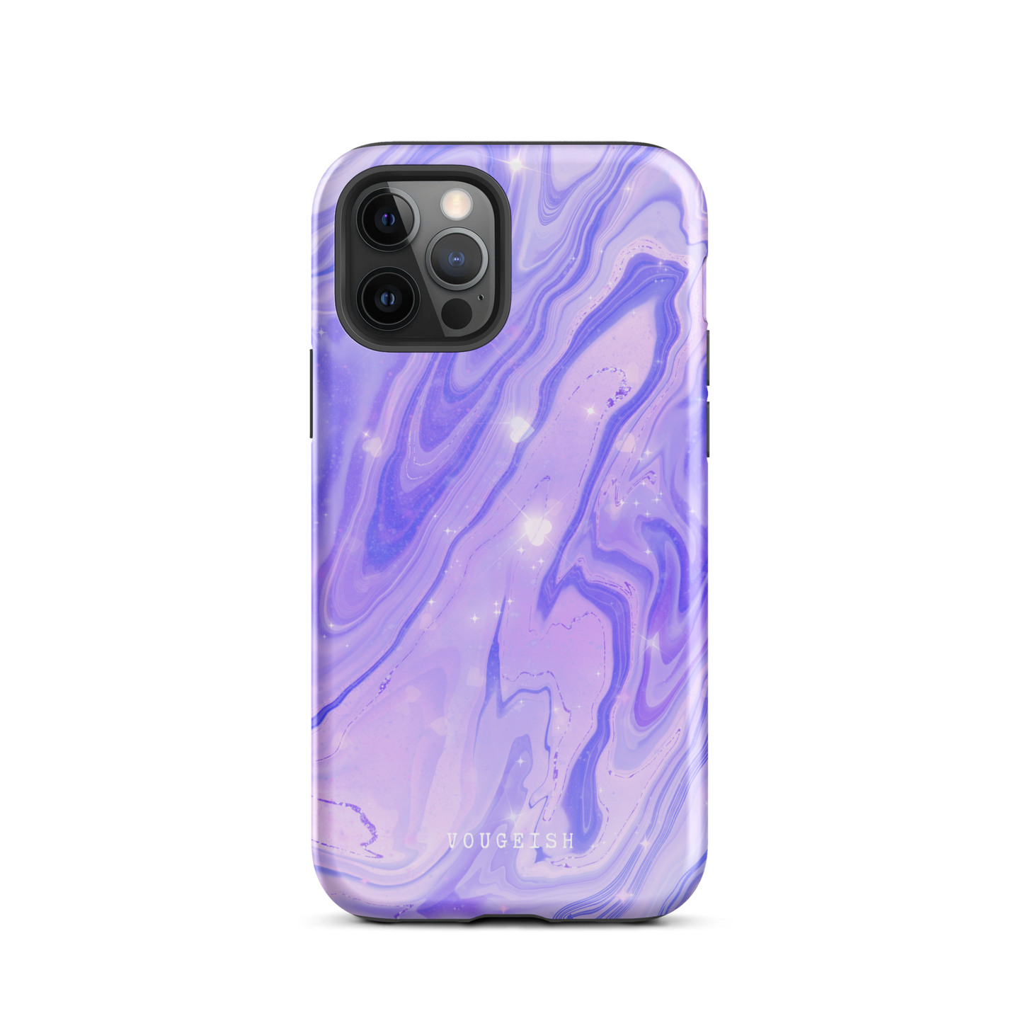 Purple Sparkle Marble | Protective Phone Case