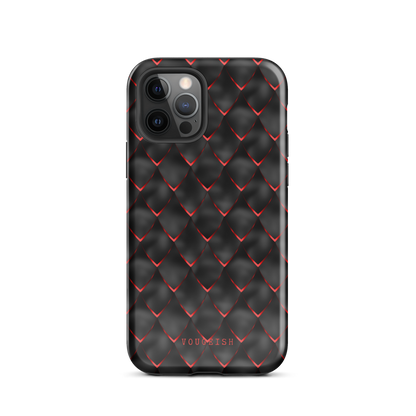 Black & Red Armor | Protective Phone Case