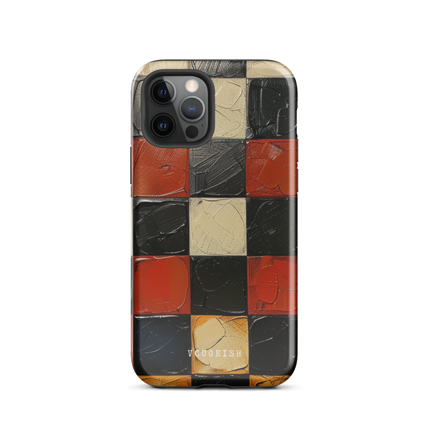 Crimson Weave | Protective Phone Case