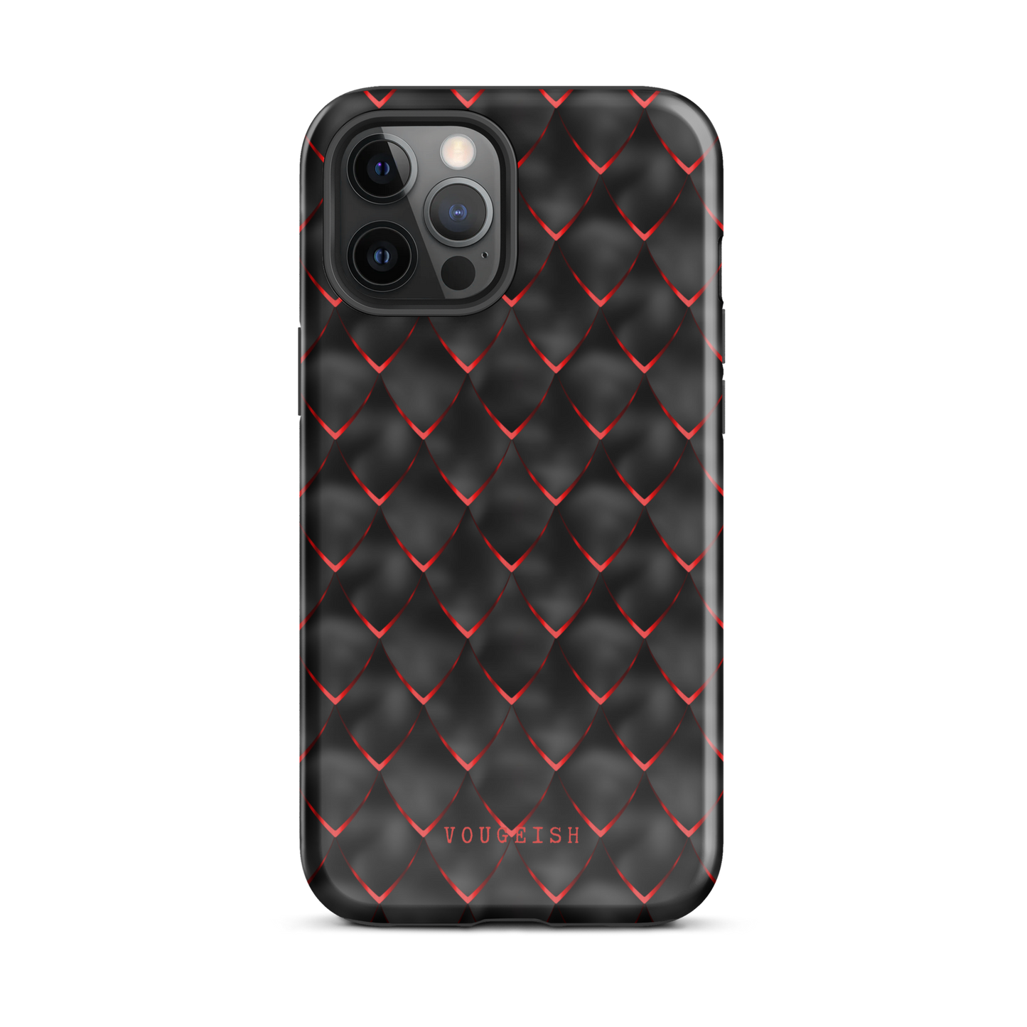 Black & Red Armor | Protective Phone Case