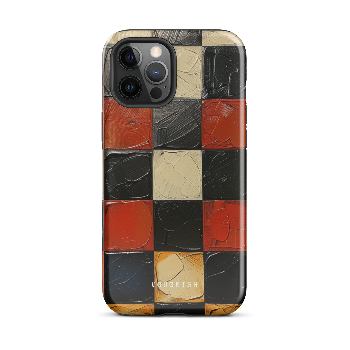 Crimson Weave | Protective Phone Case