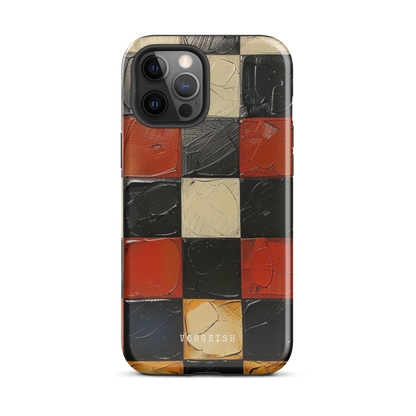 Crimson Weave | Protective Phone Case