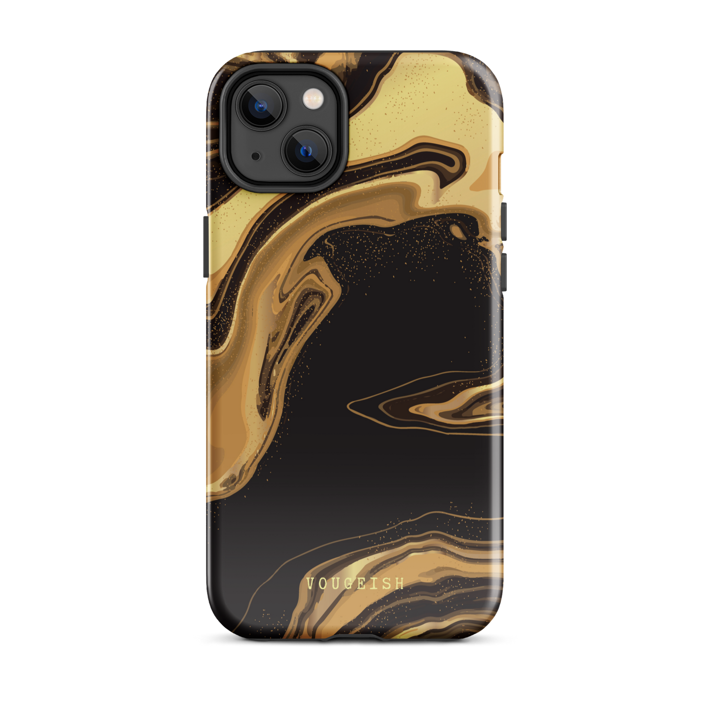 Dark Caramel Marble | Protective Phone Case