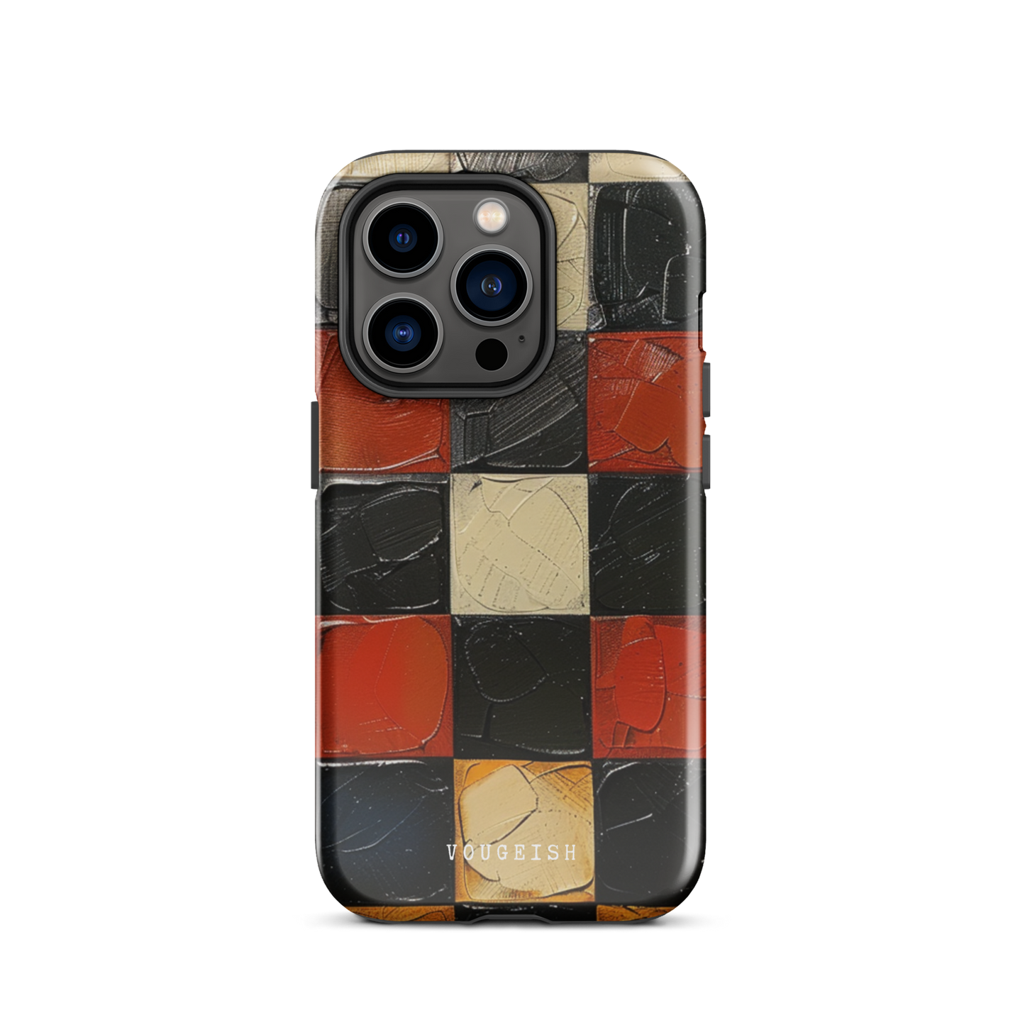 Crimson Weave | Protective Phone Case