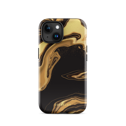 Dark Caramel Marble | Protective Phone Case