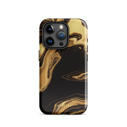 Dark Caramel Marble | Protective Phone Case