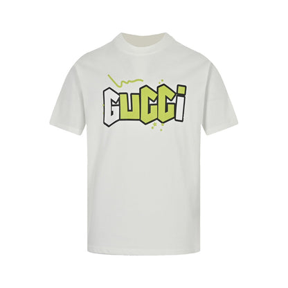 graffiti letter print T-Shirt