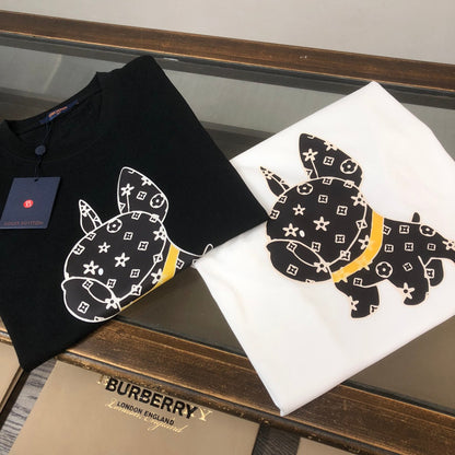 Dog Print T Shirt