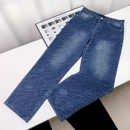 0717 The latest minimalist denim suit