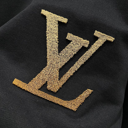 Gold Letter Embroidery Sweatshirt