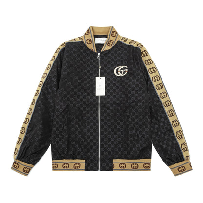 Striped Double G jacket