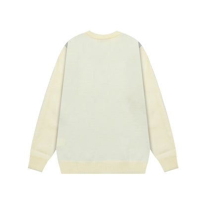 Letter Embroidered Sweater