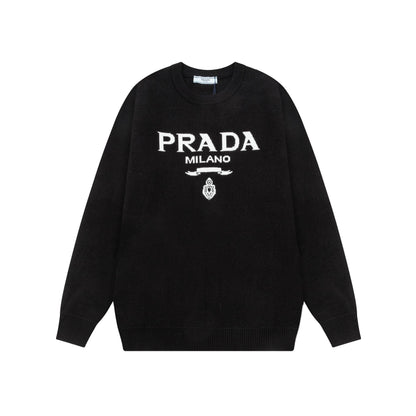 Letter Embroidered Sweater