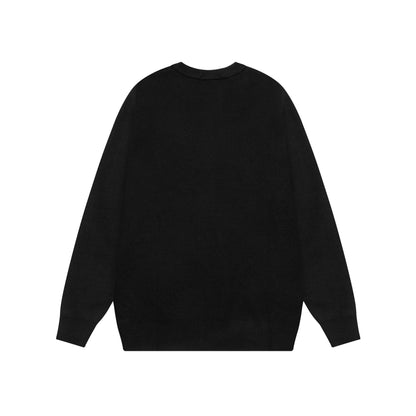 Letter Embroidered Sweater