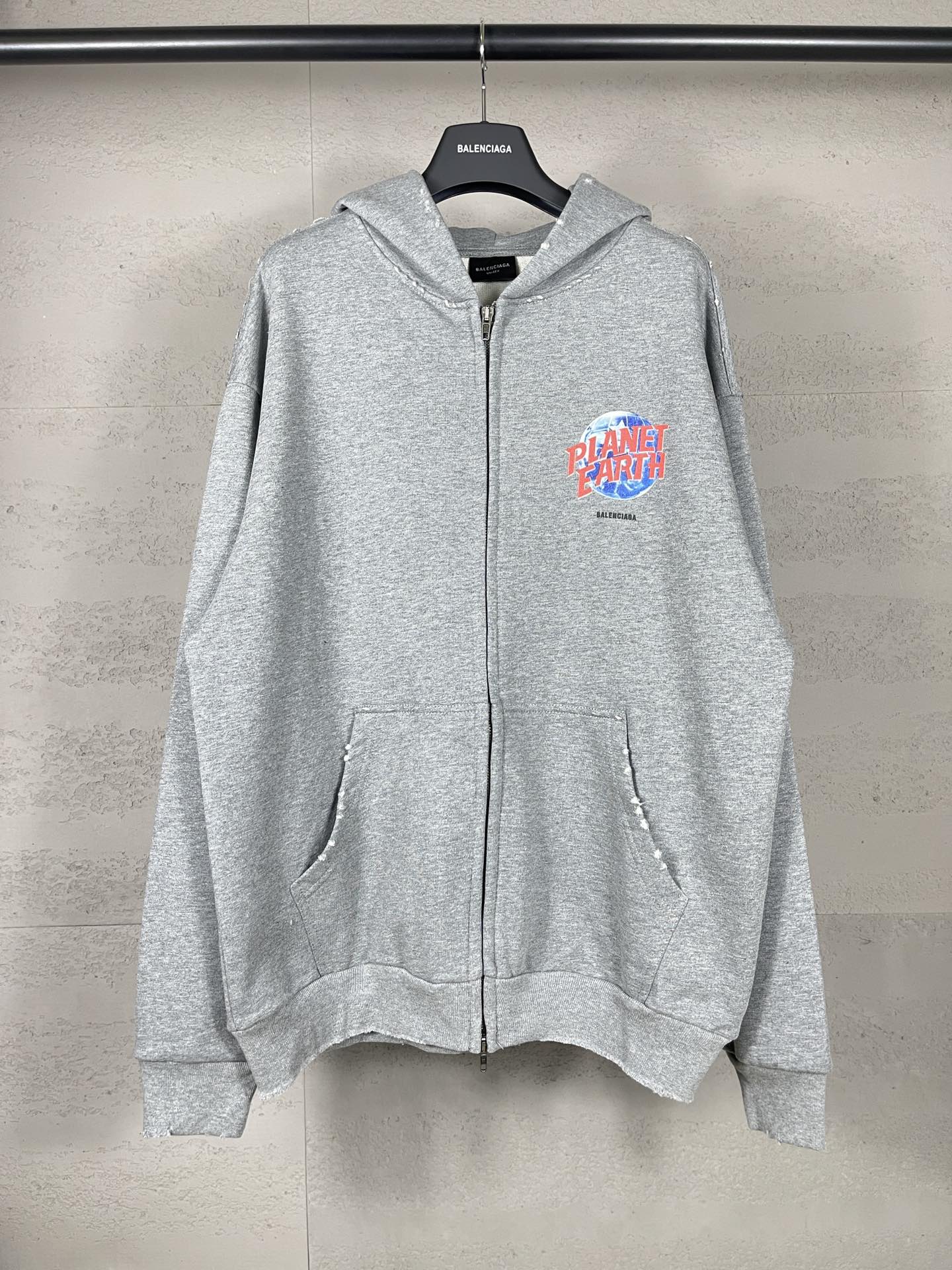 Zip-up hoodie