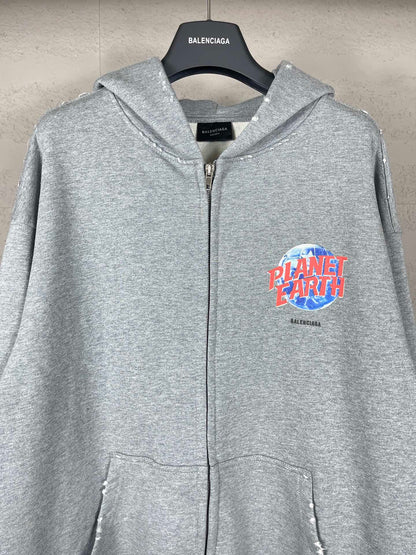 Zip-up hoodie