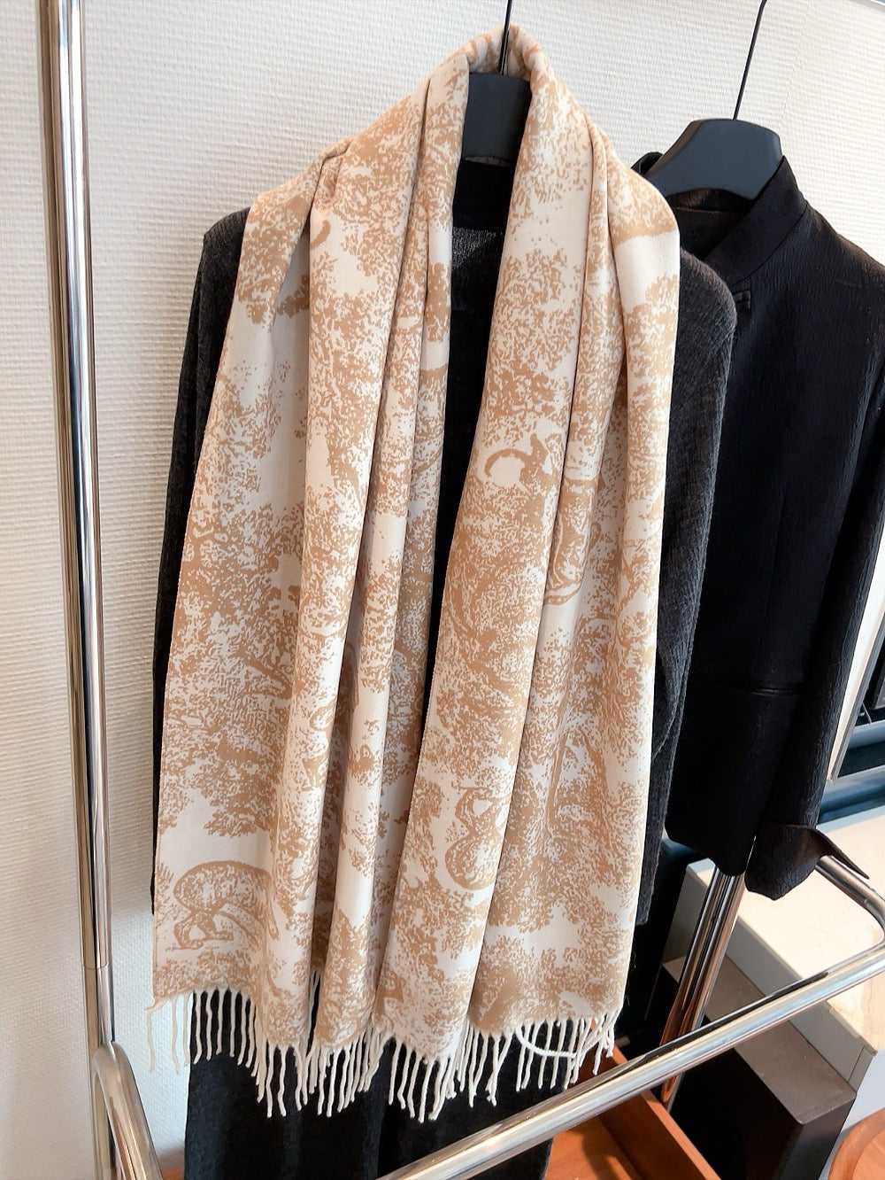 Animal print scarf