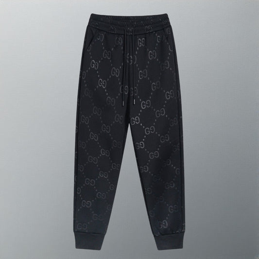 classic embossed logo trousers