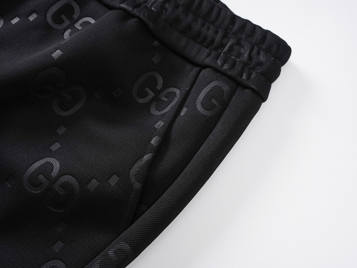 classic embossed logo trousers