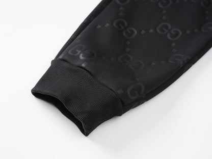 classic embossed logo trousers