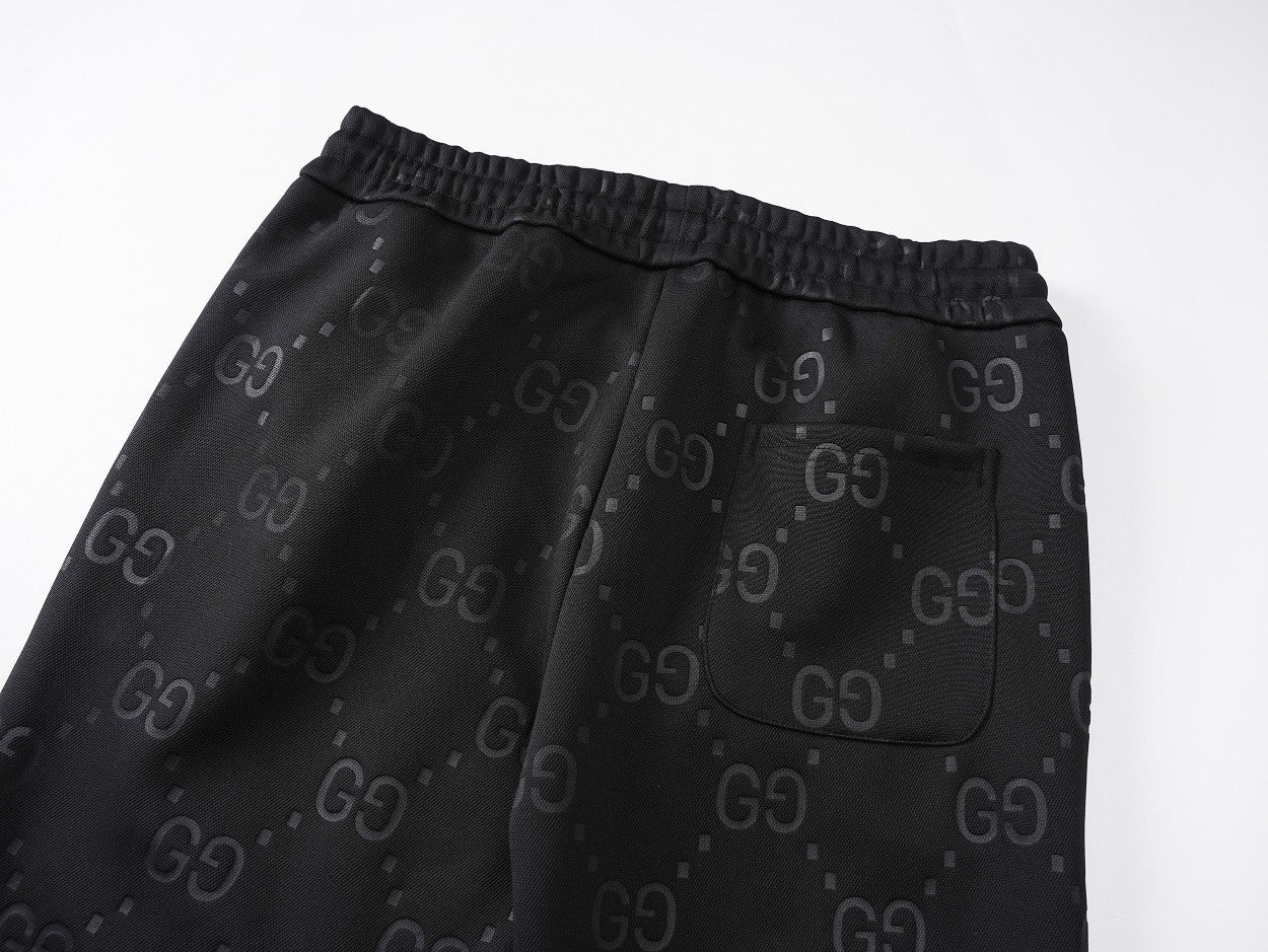 classic embossed logo trousers