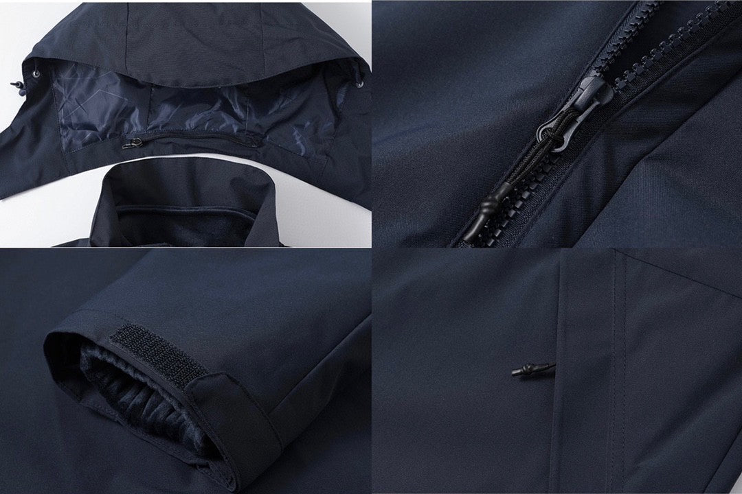 Outdoor high-end three-in-one warm jacket