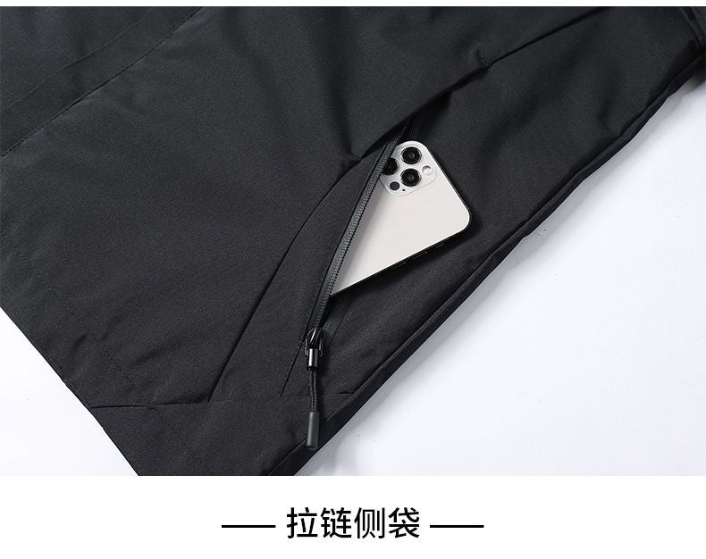 Hooded outdoor sports soft shell windbreaker jacket