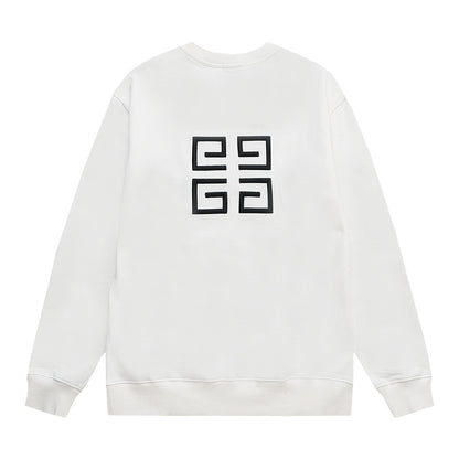 Colorful hand-painted graffiti sweatshirt with letters