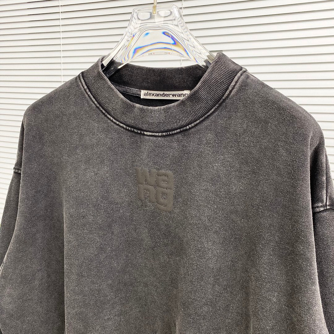 New style distressed sweatshirt