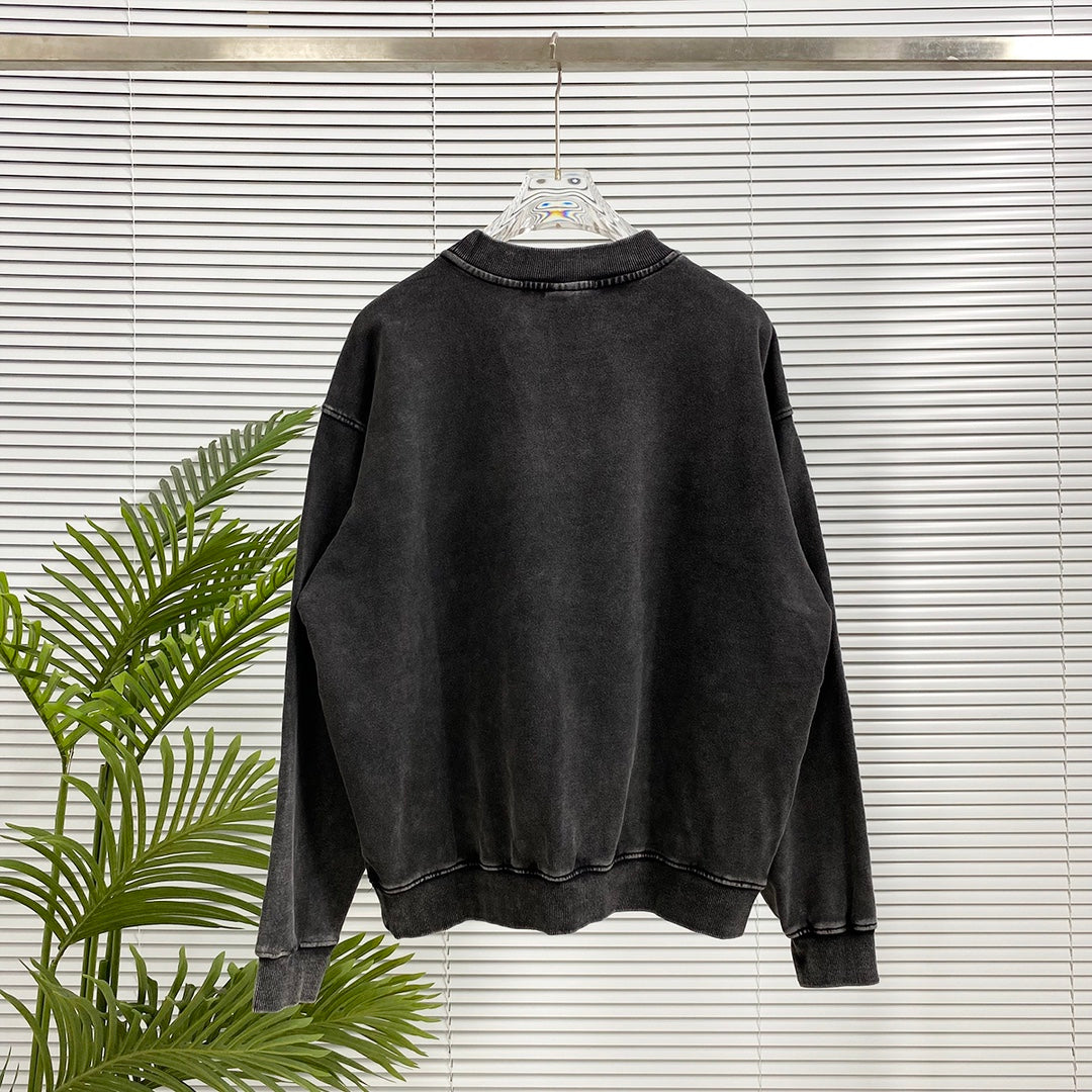 New style distressed sweatshirt