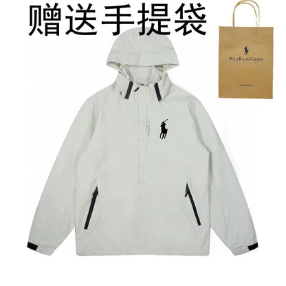 Hooded outdoor sports soft shell windbreaker jacket