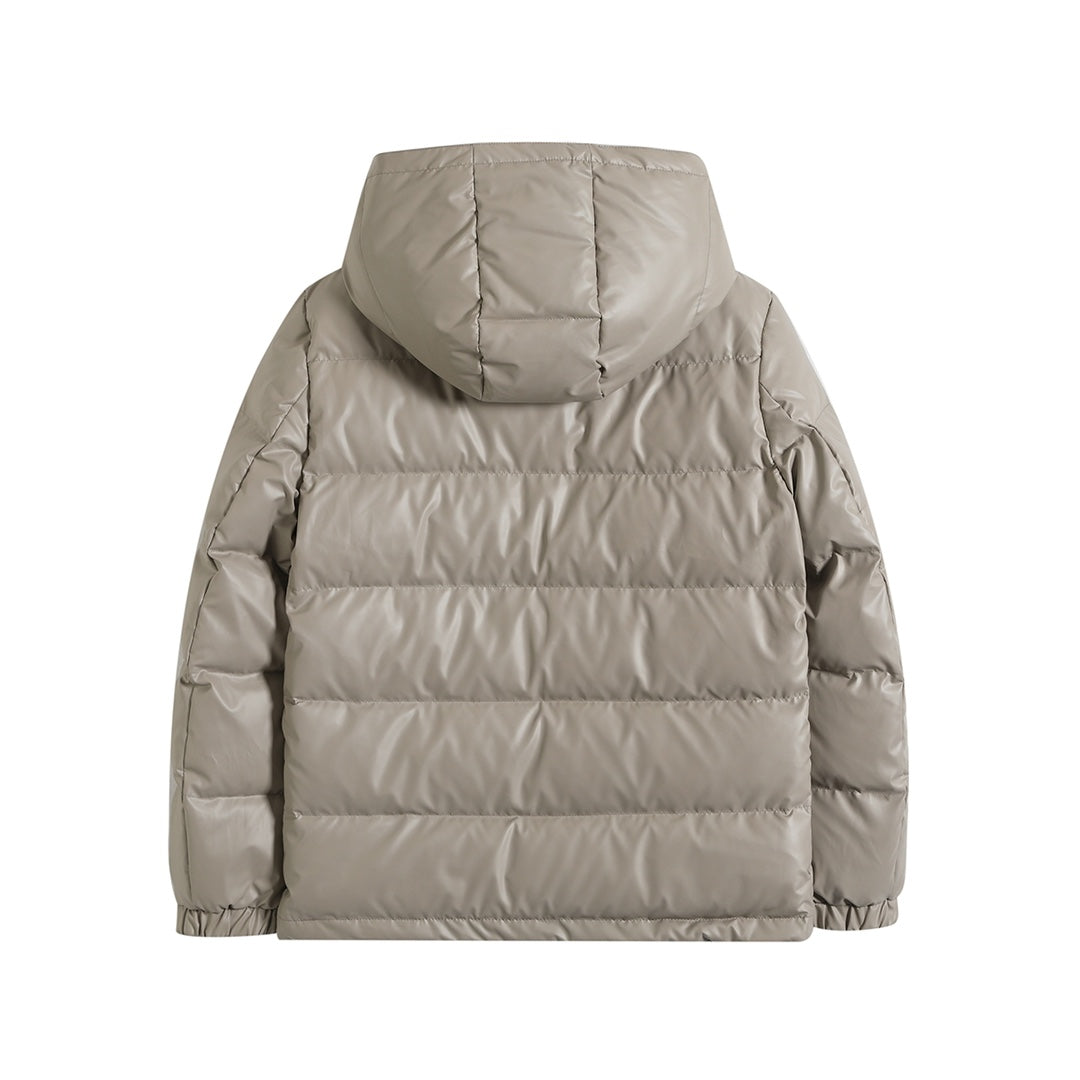 Laminated down jacket