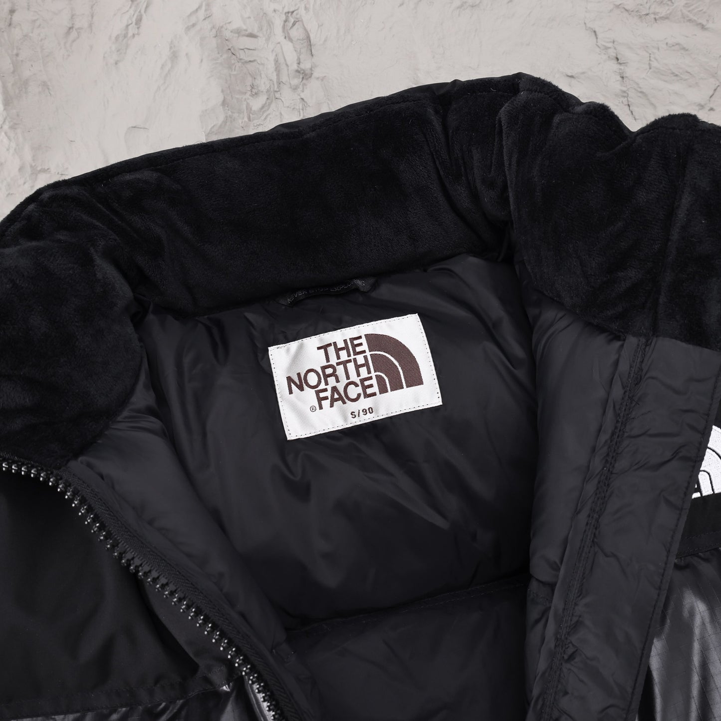 The North Face Large Plaid Classic Down Jacket